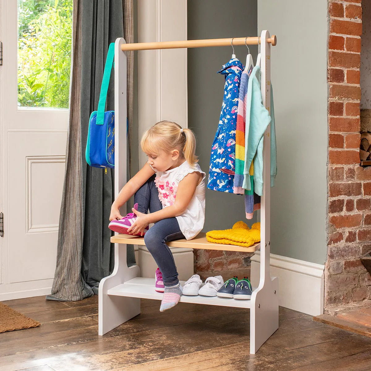 Boori - Tidy Clothing Rack - Cherry and Beech