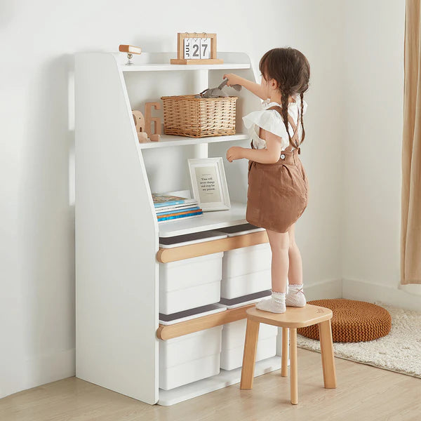 Boori Kids Tidy Integrated Storage Unit_Barley&Almond