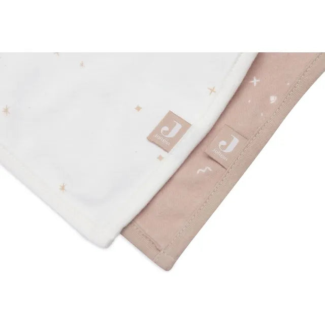 Jollein - Bib Bandana Twinkling Wild Rose - 2 Packs