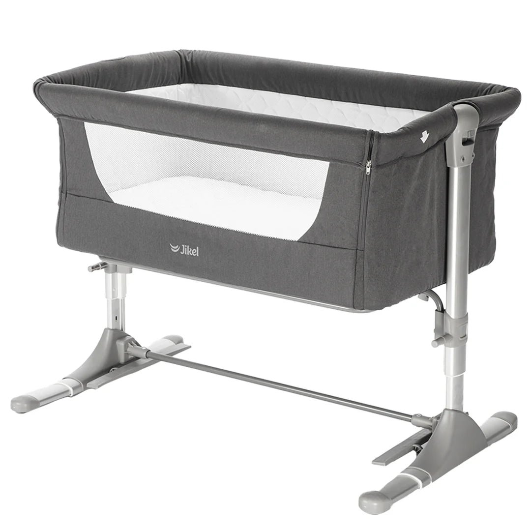 Nova Bedside Crib - Charcoal