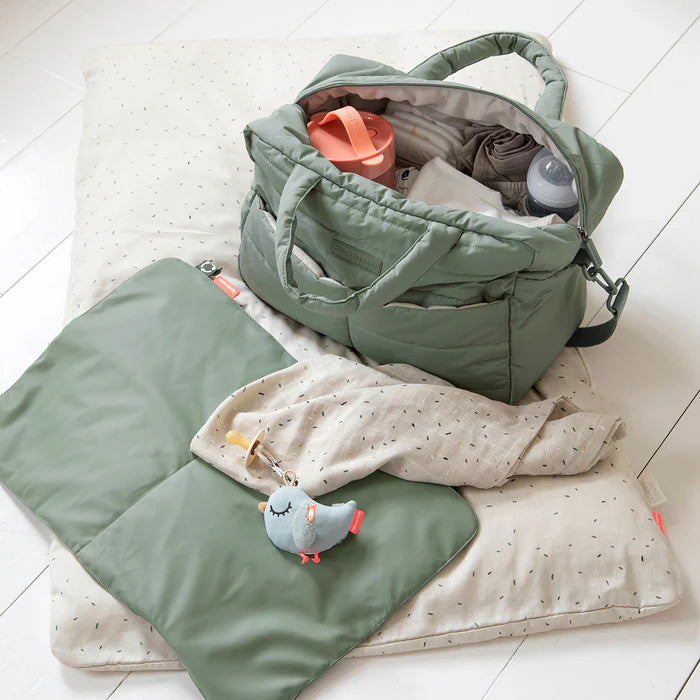 Done by Deer - Quilted changing bag Green