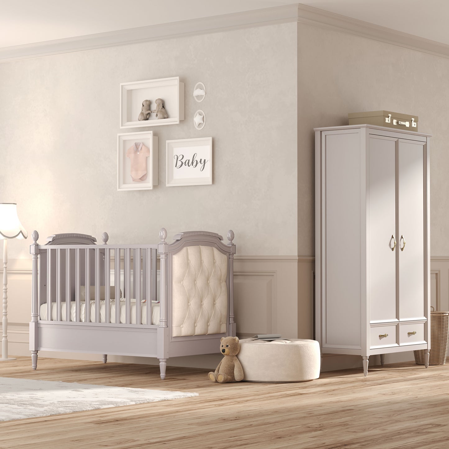 Jikel - Romantic Wardrobe Grey