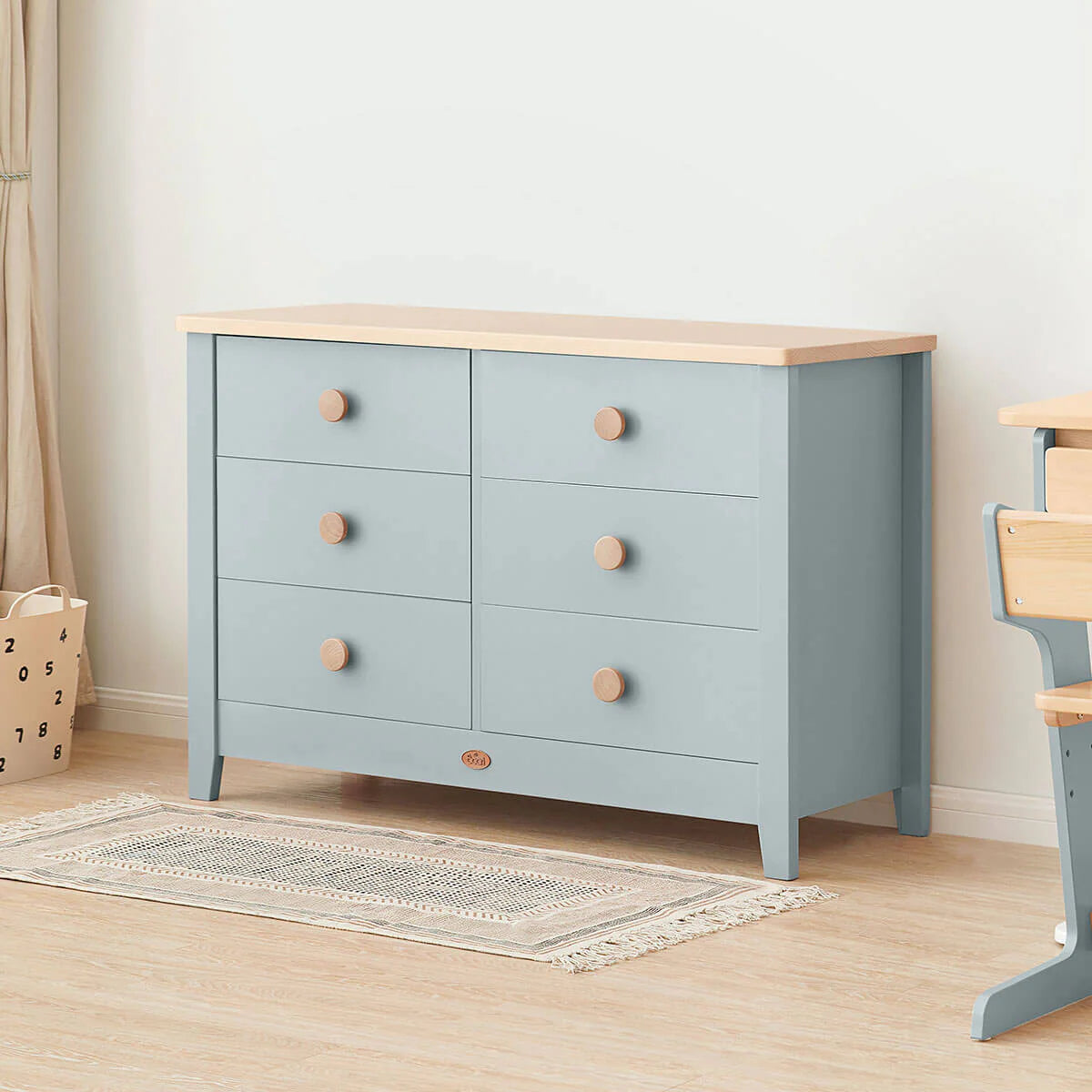 Boori - 6 Drawer Chest_Blueberry and Almond