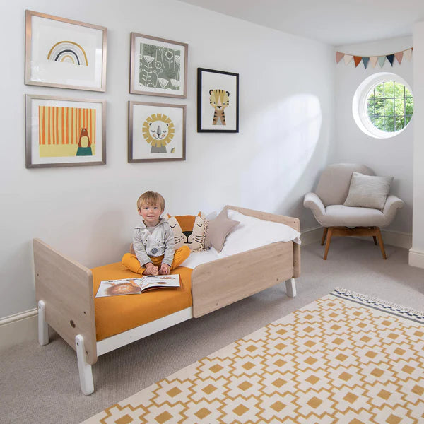 Boori - Natty Cot with Universal Changer Set Barley & Almond