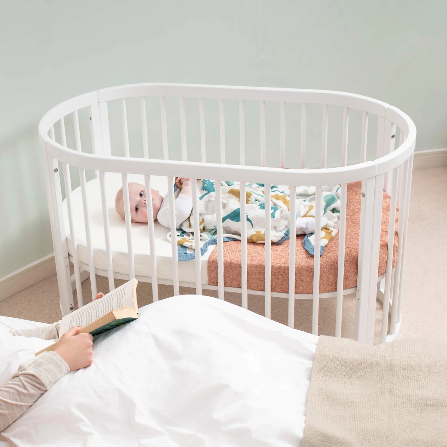 Boori - Oasis Oval Cot_Barley White