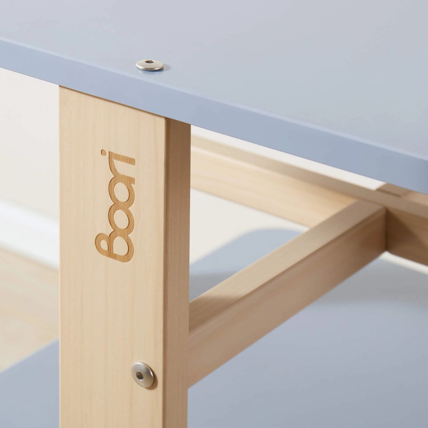 Boori - Tidy Rotating Bookshelf_ Barley White and Almond