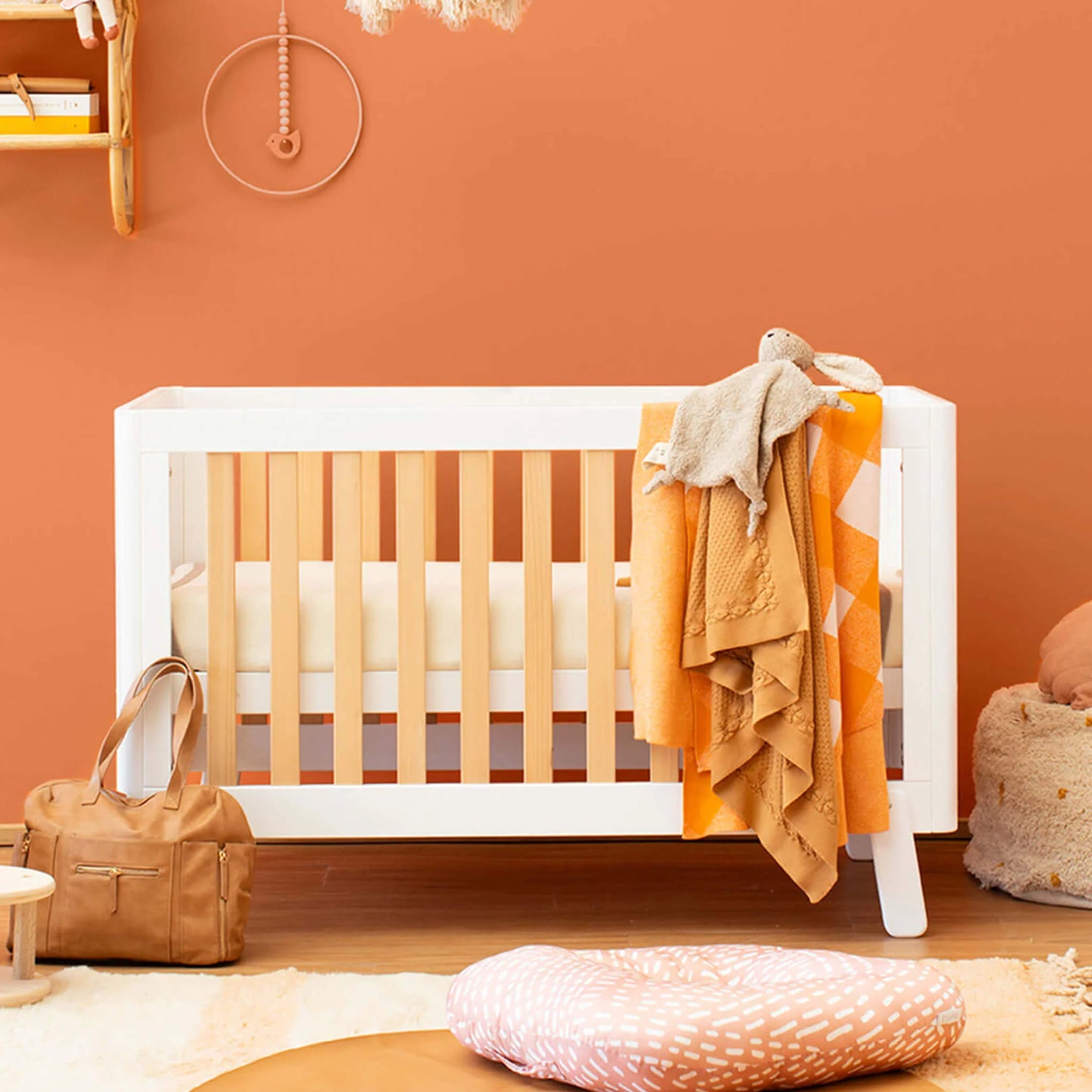 Boori - Turin Cot Bed_ Barley White and Almond