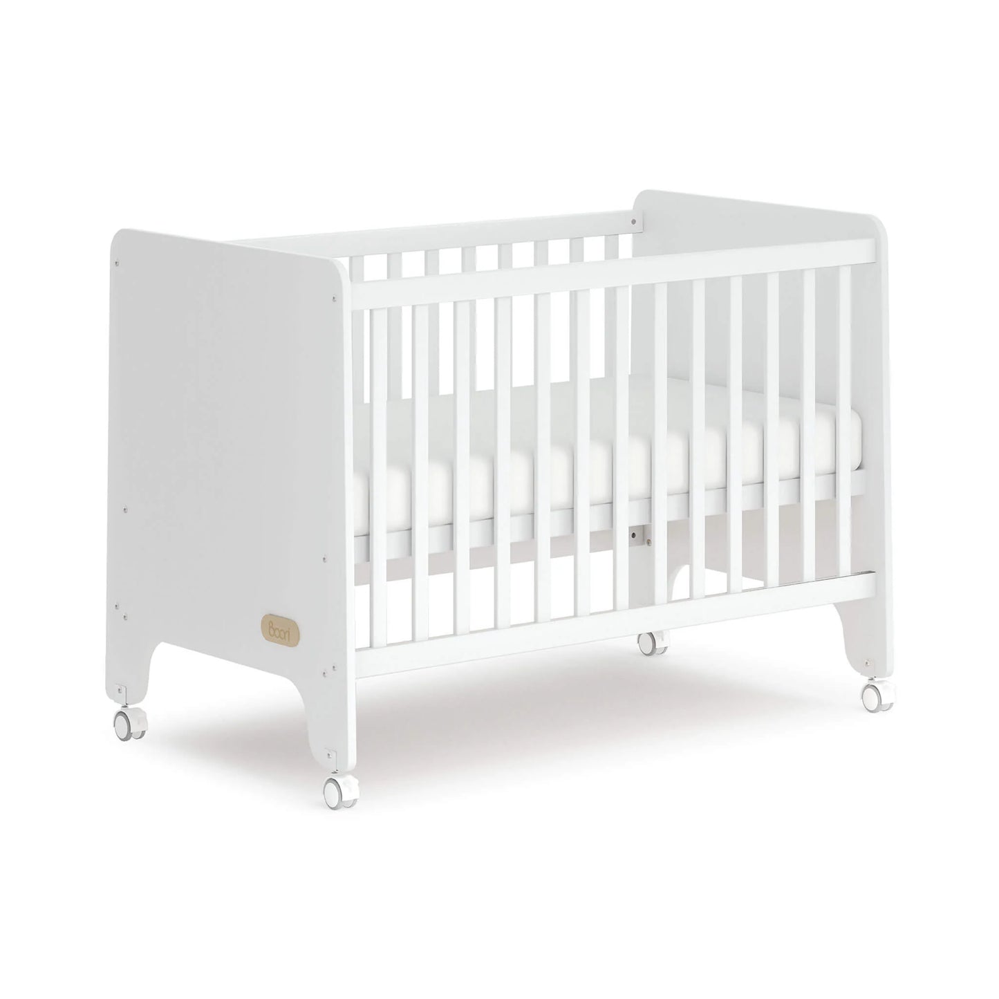 Boori - Natty Compact Baby Cot_ Barley White