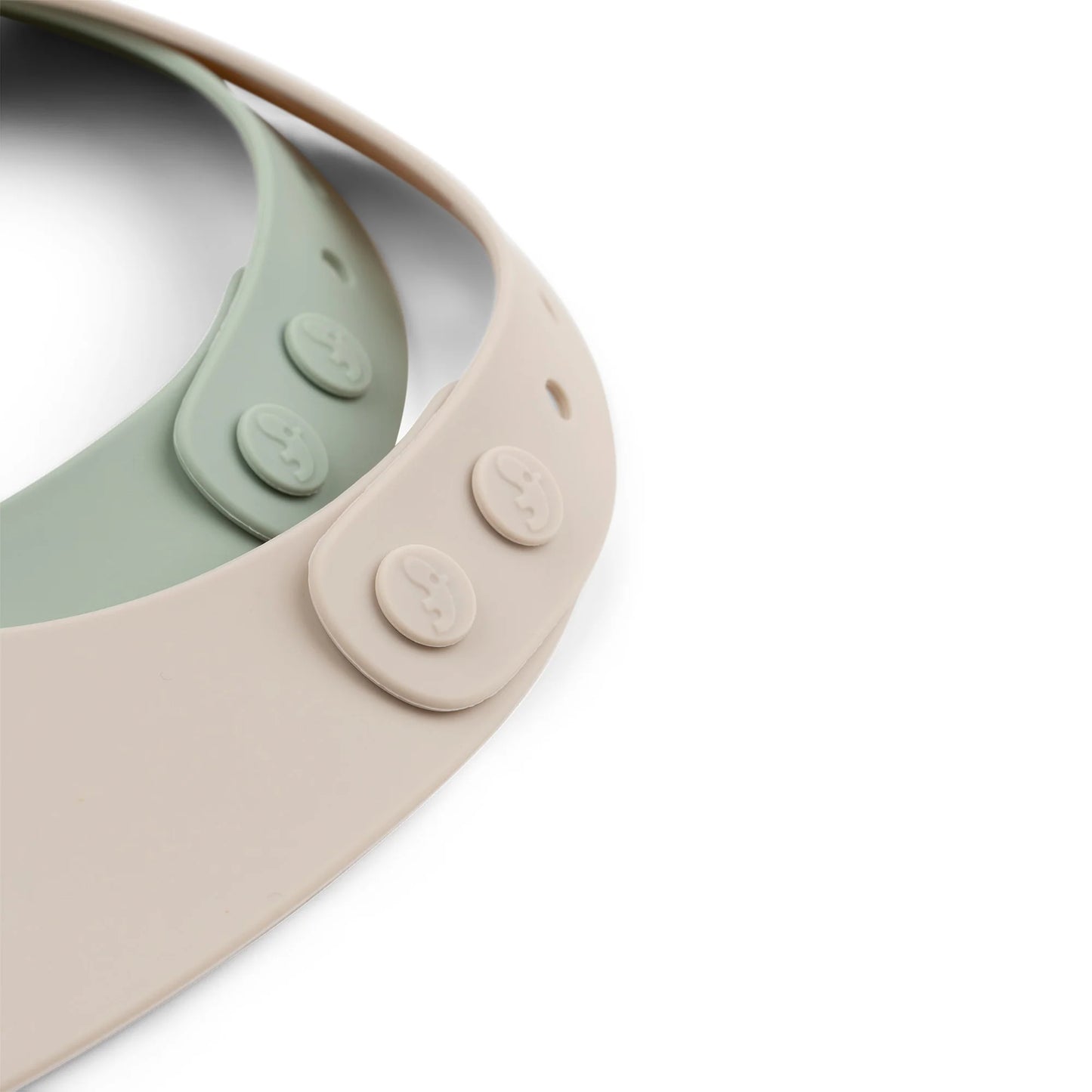 Done By Deer - Silicone Bib 2-Pack Lalee Sand/Green