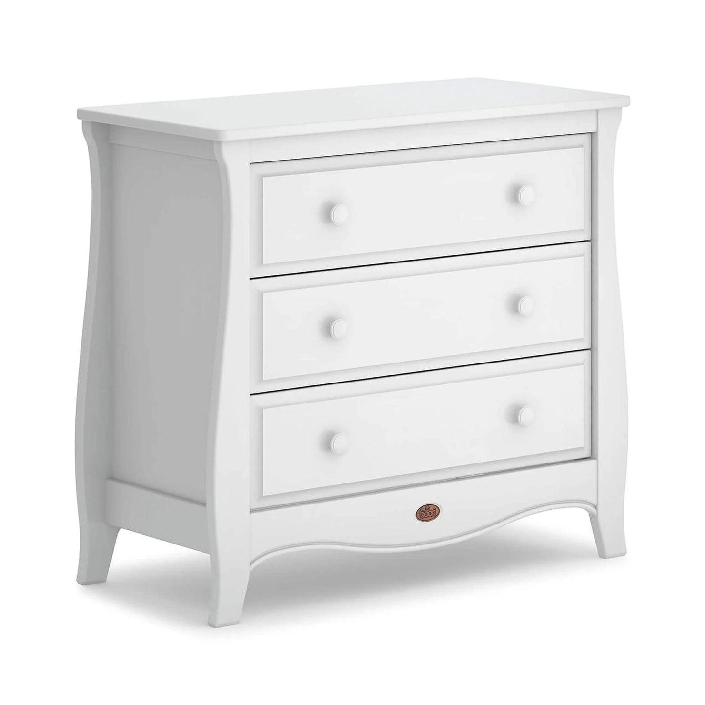 Boori - Sleigh 3 Drawer Chest Smart Assembly_Barley White