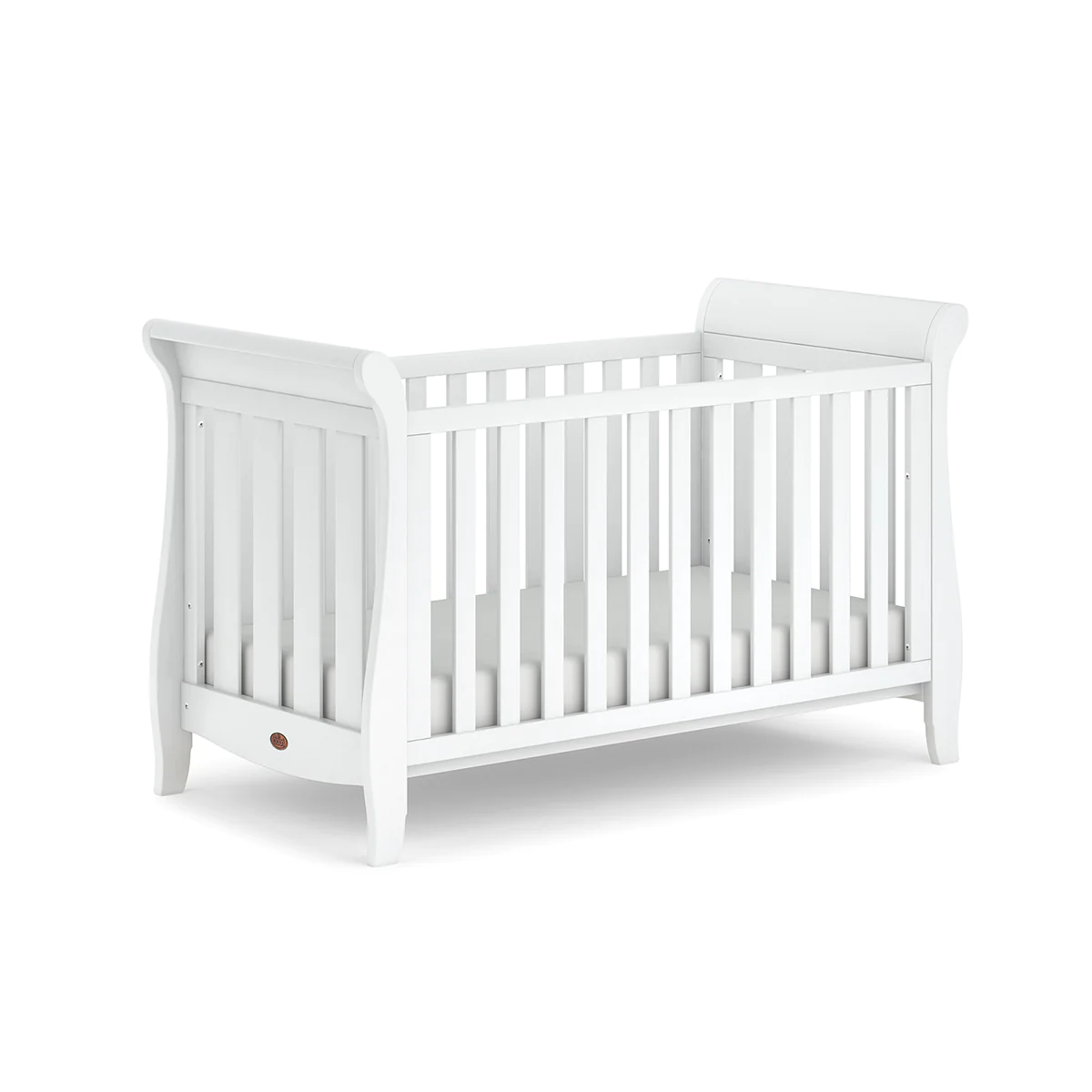 Boori - Sleigh Elite Baby Cot_Barley White