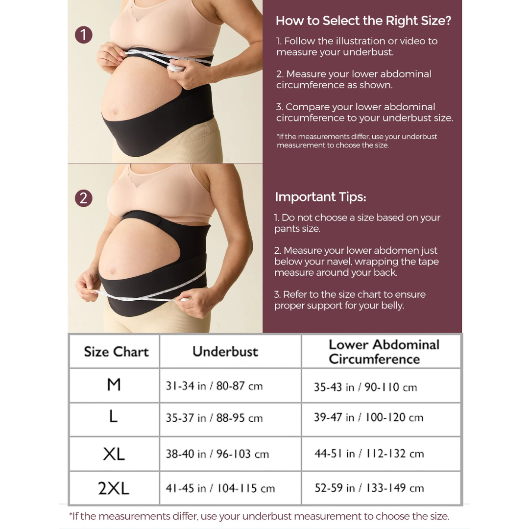 Momcozy - Maternity Belt Black - L