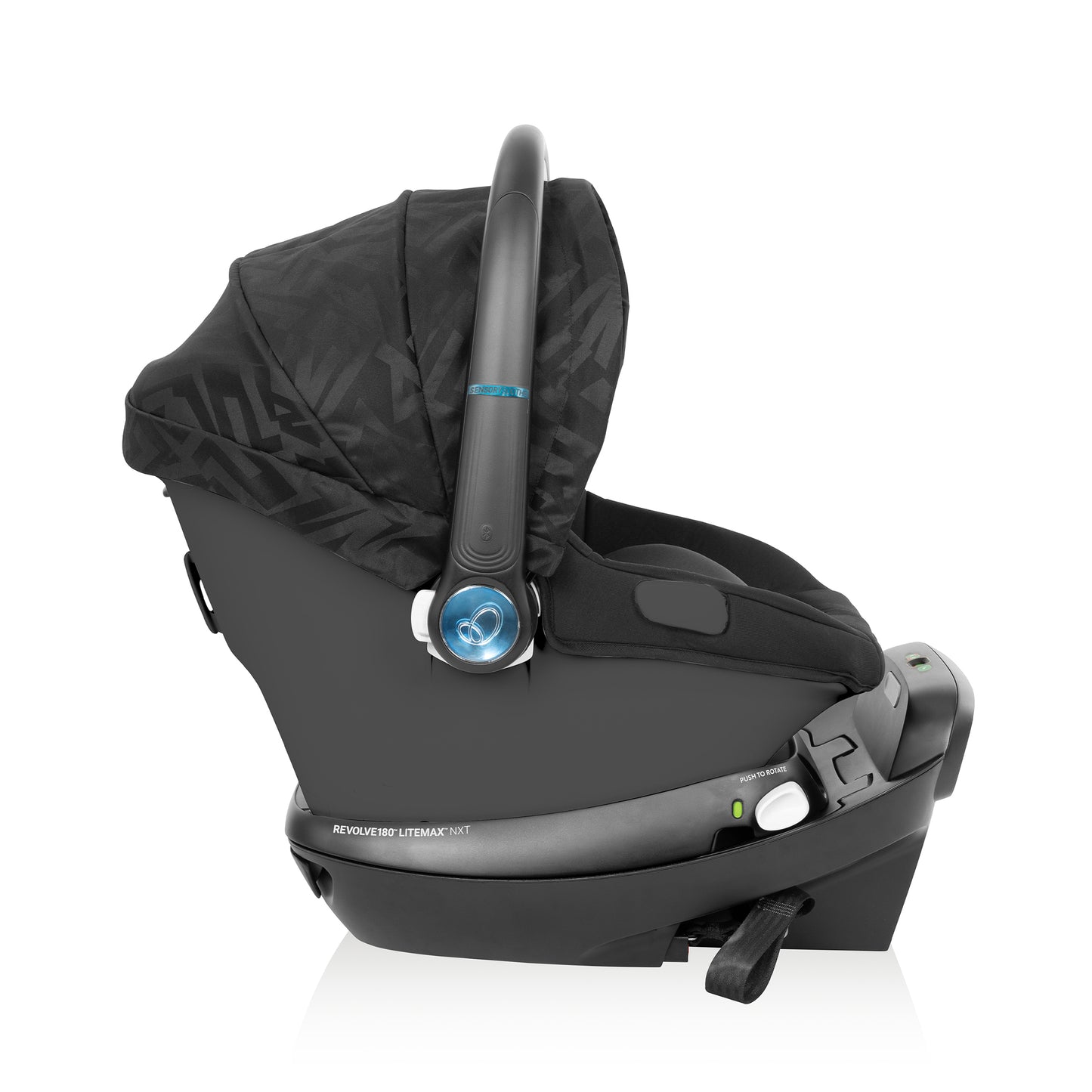 Evenflo - Shyft Intuiti+ Travel System featuring Revolve180 LiteMax NXT with SensorySoothe - Dubhan Black