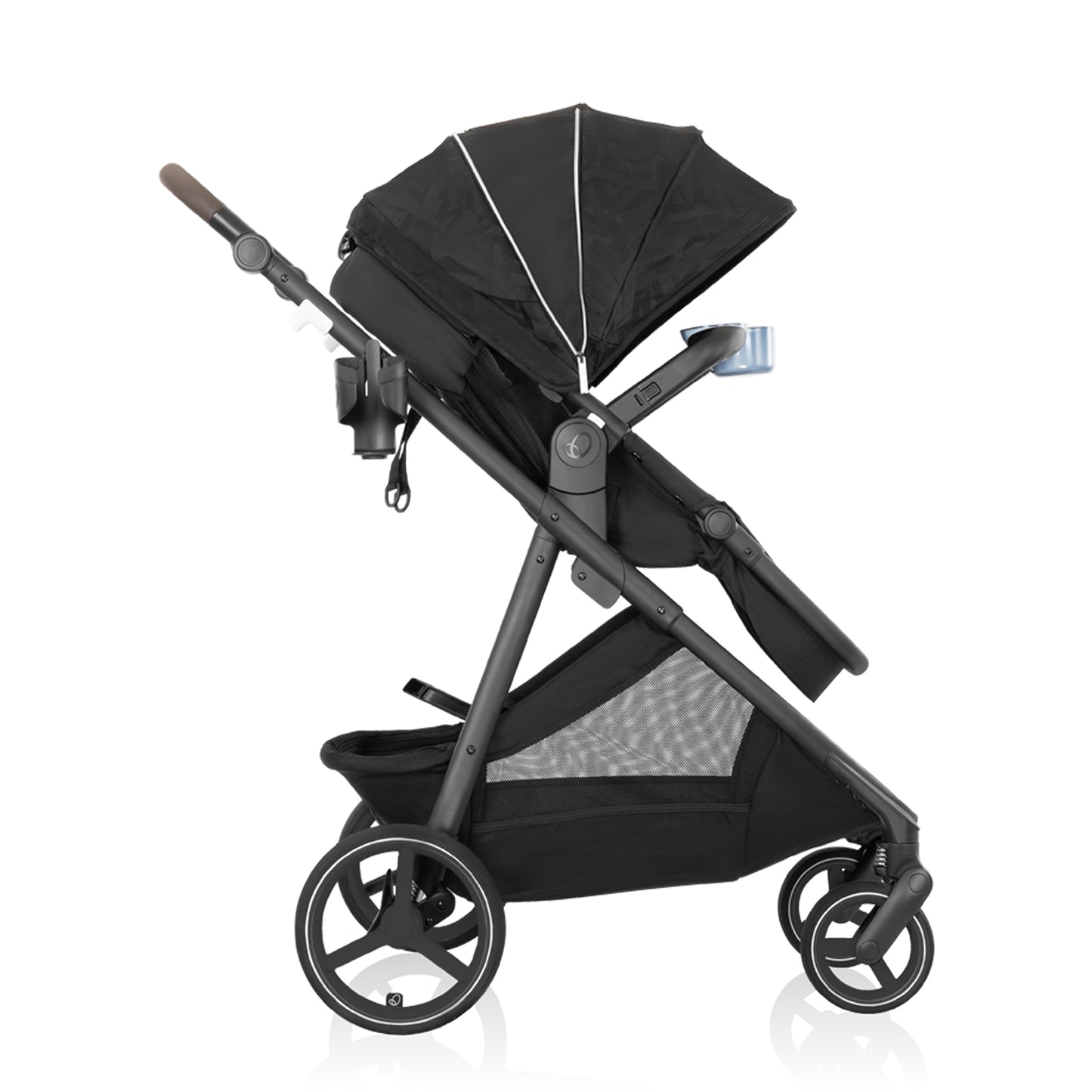 Evenflo - Shyft Intuiti+ Travel System featuring Revolve180 LiteMax NXT with SensorySoothe - Dubhan Black