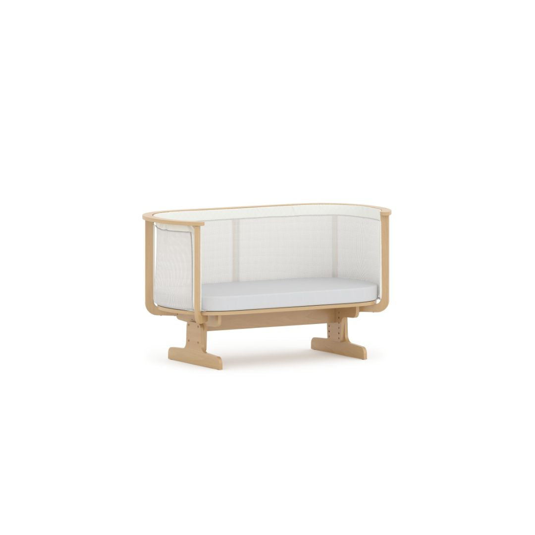 Boori - Nest Bedside Bed_Beech - Light Grey