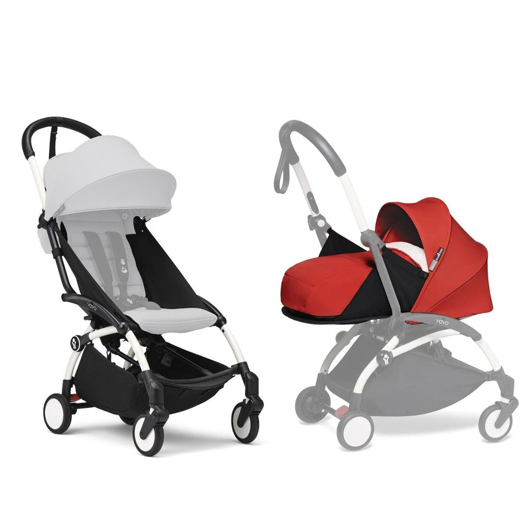 Stokke YOYO3 Stroller Frame with Babyzen YOYO Newborn Pack