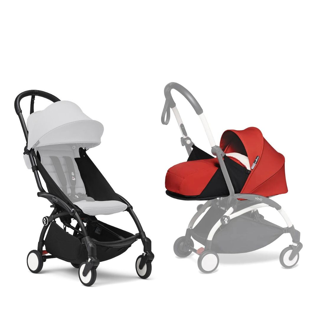 Stokke YOYO3 Stroller Frame with Babyzen YOYO Newborn Pack
