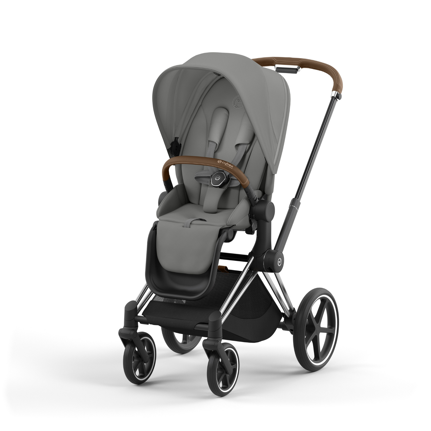Cybex - Priam Chrome Brown Frame with Seat Pack