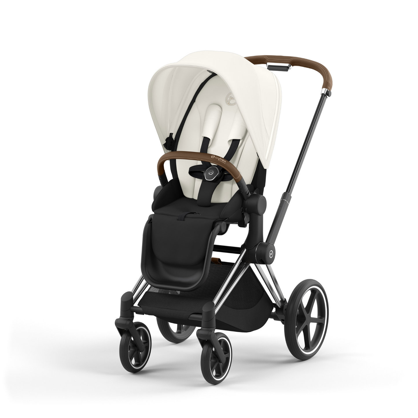 Cybex - Priam Chrome Brown Frame with Seat Pack