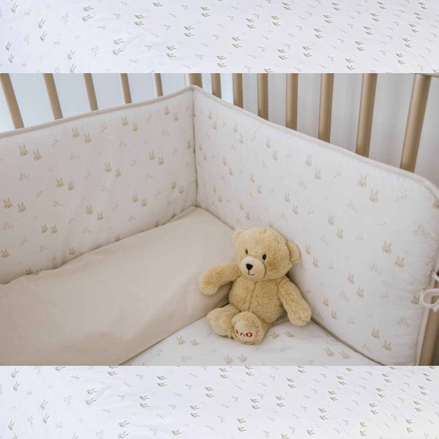 MICUNA - RABBITS KIT DUVET + HEAD PROTECTOR CUNA 120 X 60