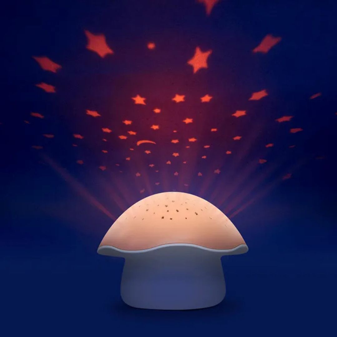 Pabobo - Musical Stars Projector Mushroom Pink