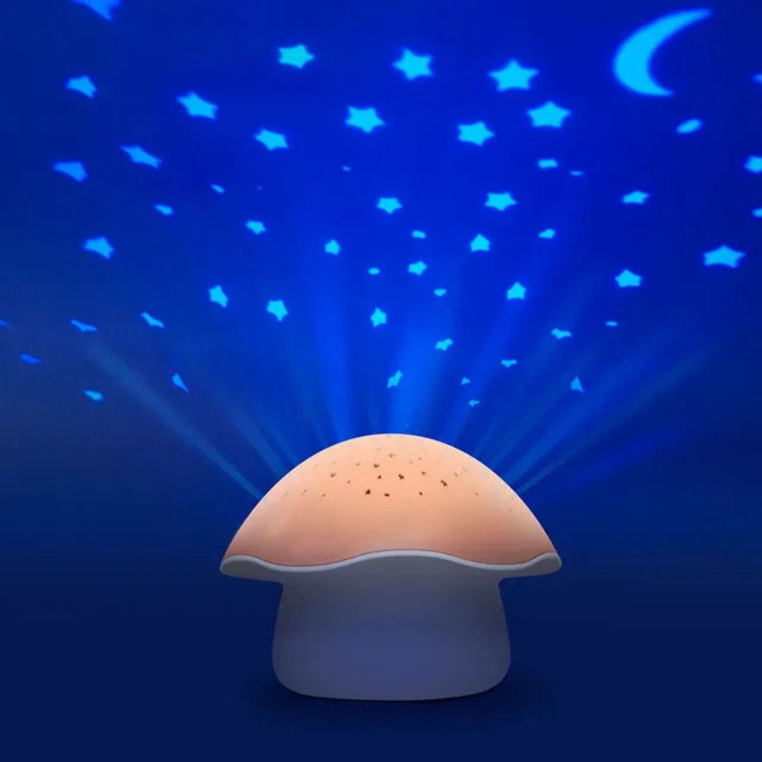 Pabobo - Musical Stars Projector Mushroom Pink