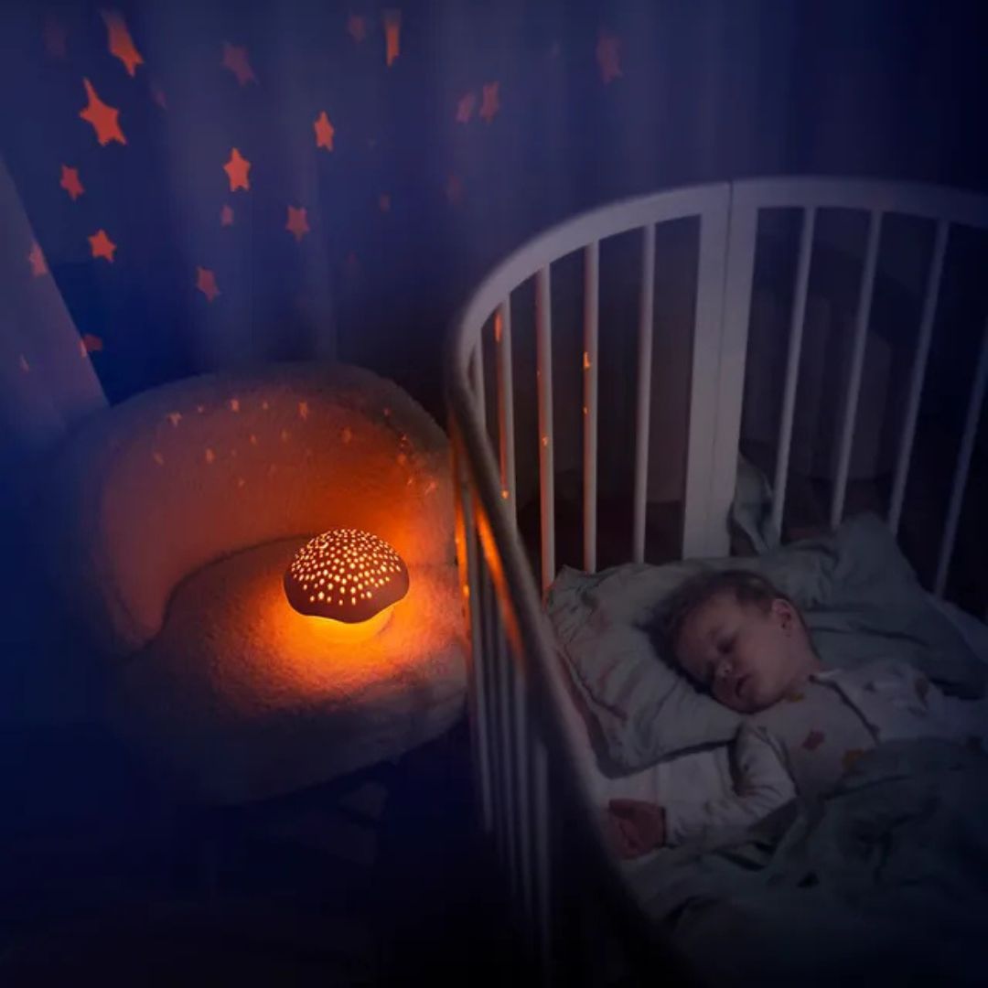 Pabobo - Musical Stars Projector Mushroom Pink