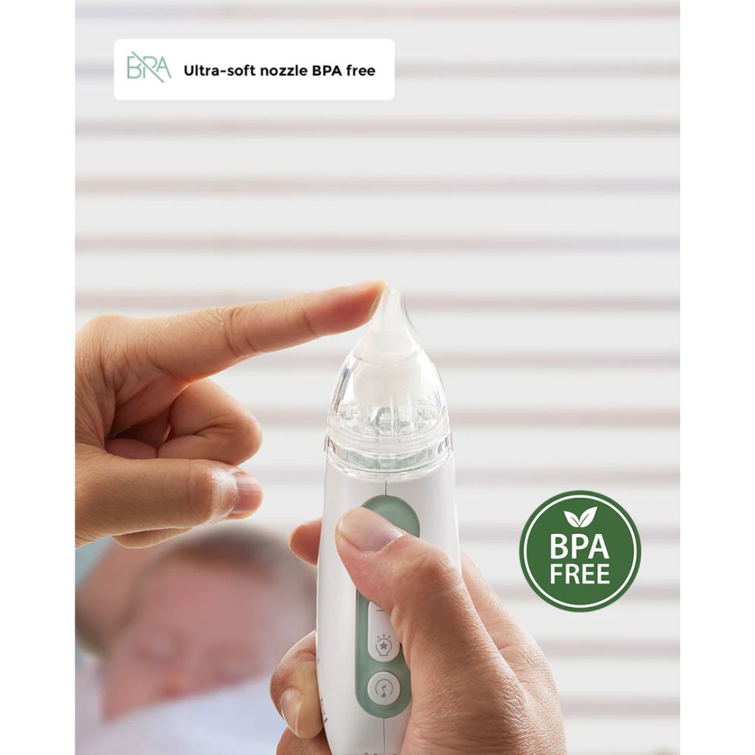 Momcozy - Baby Nasal Aspirator Electrical Rechargeable with Light and Music