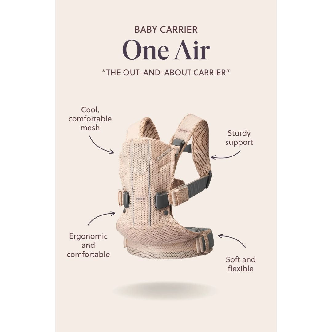 BABYBJÖRN - Baby Carrier One Air, 3D Mesh, Black