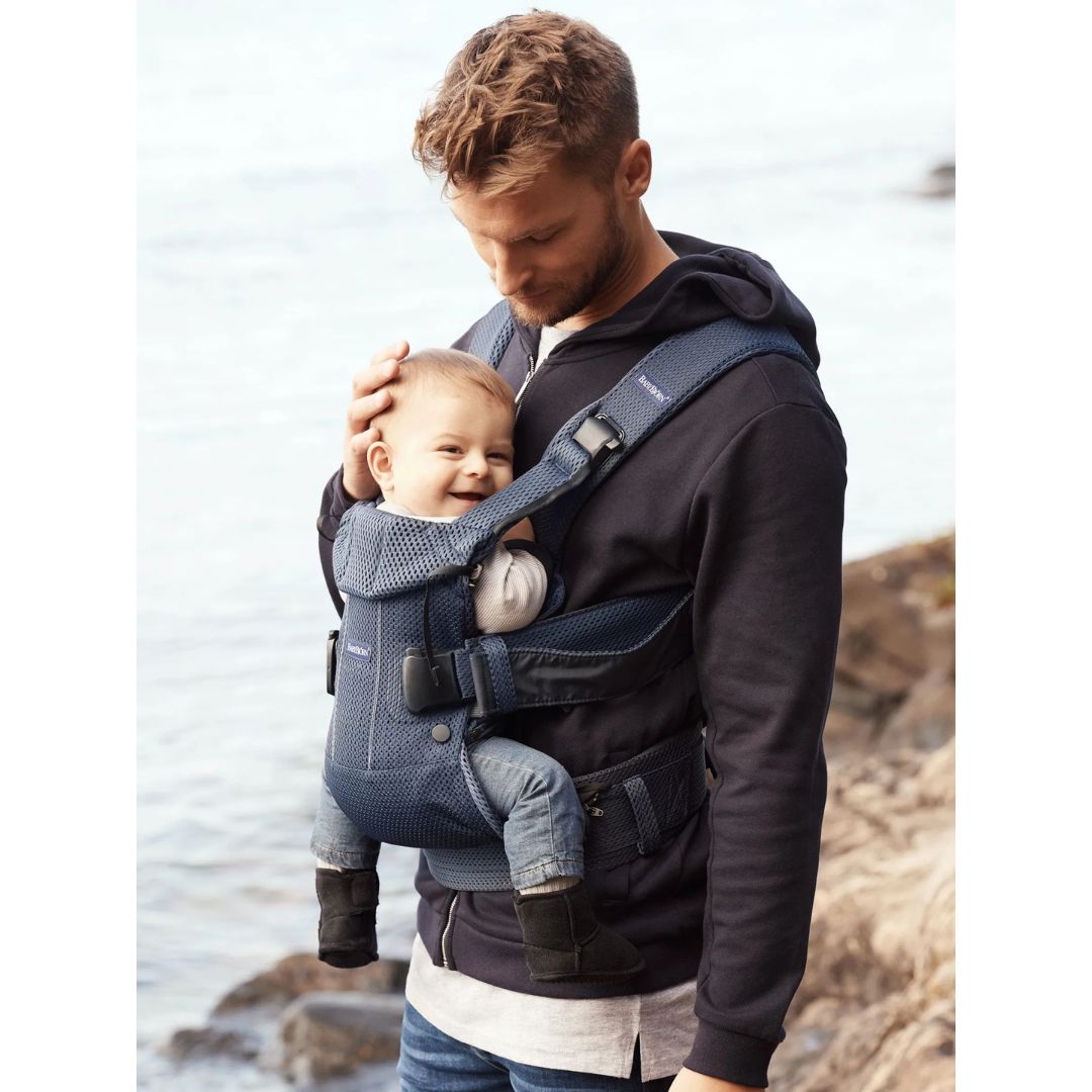 BABYBJÖRN - Baby Carrier One Air, 3D Mesh, Navy blue