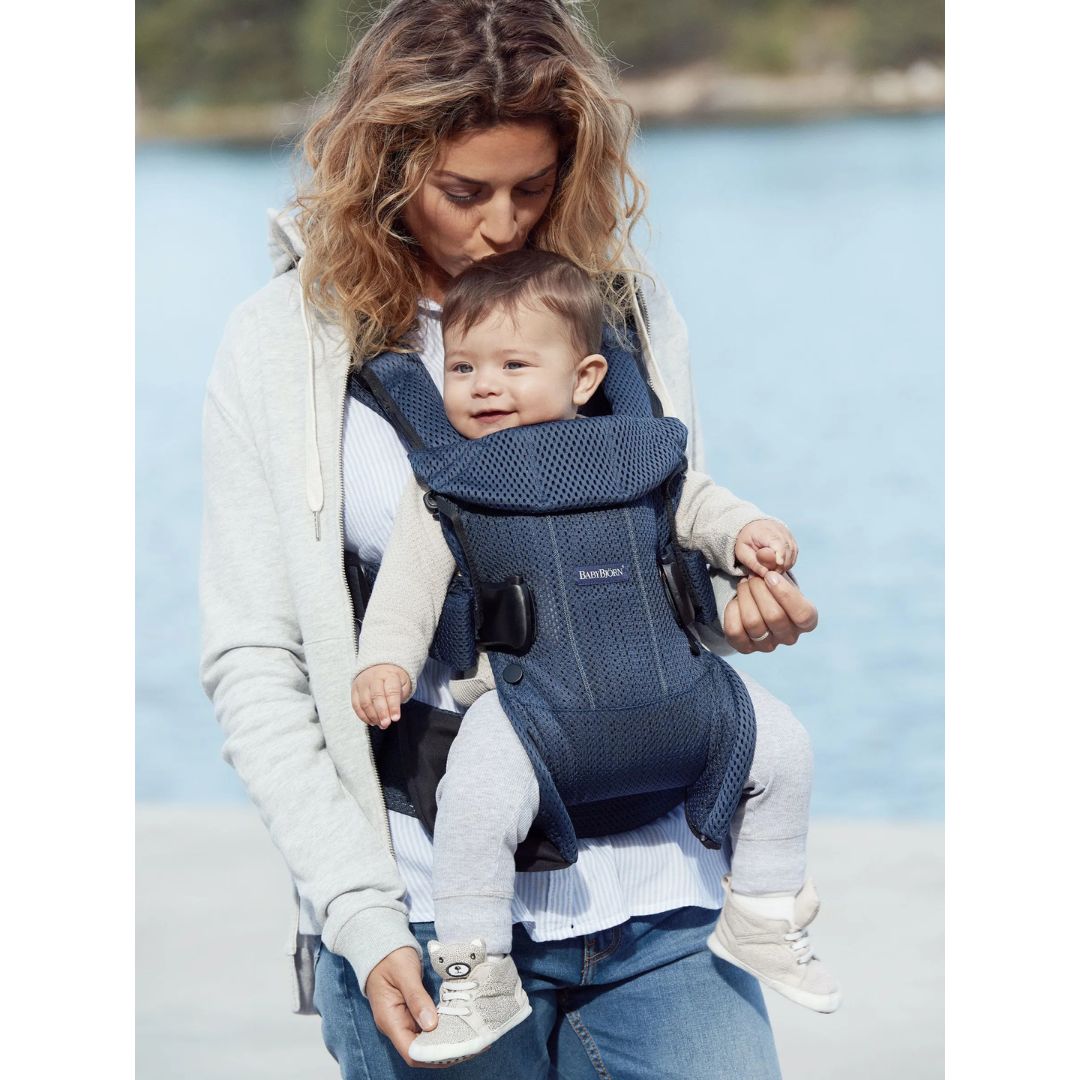 BABYBJÖRN - Baby Carrier One Air, 3D Mesh, Navy blue