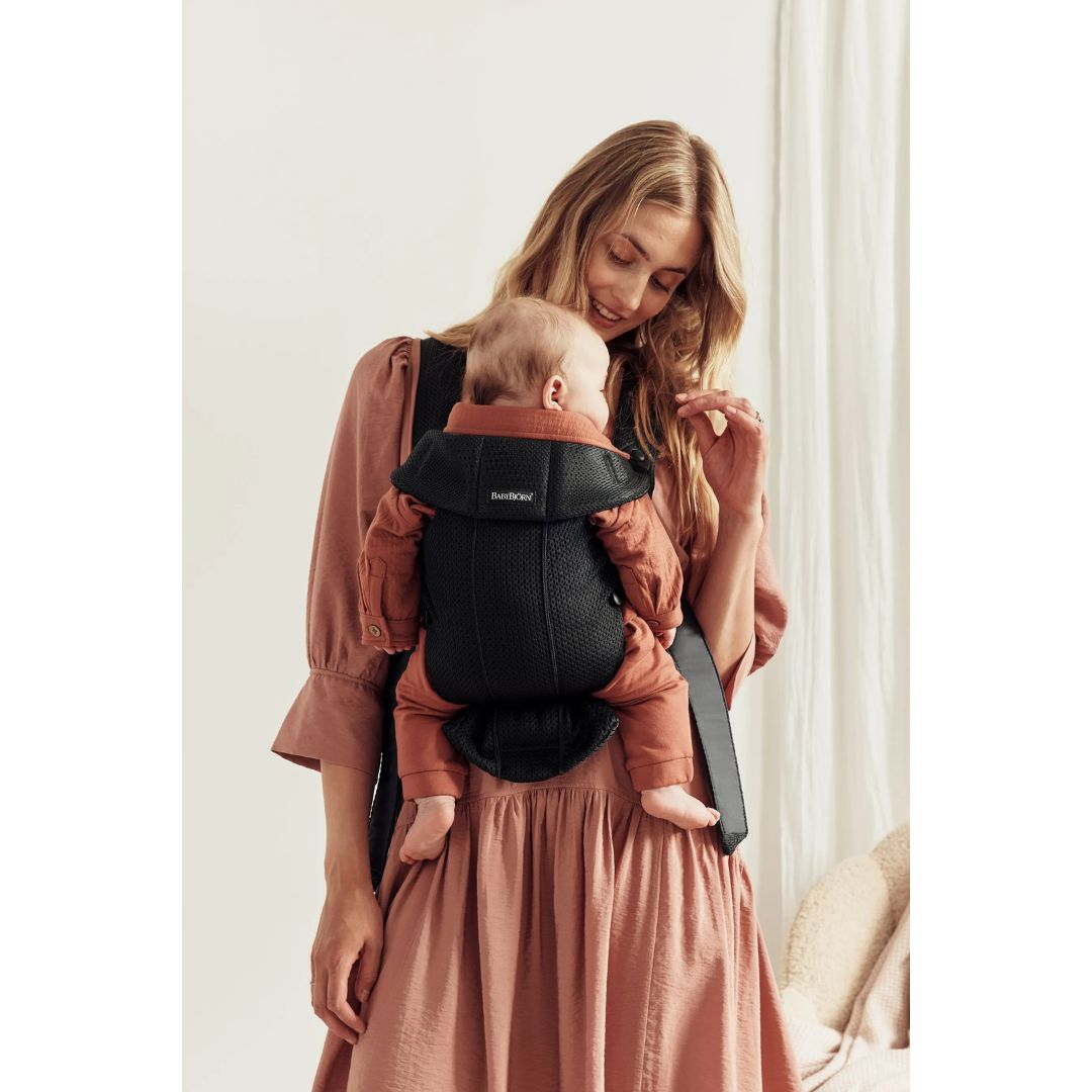 BABYBJÖRN - Baby Carrier Mini, 3D Mesh, Black