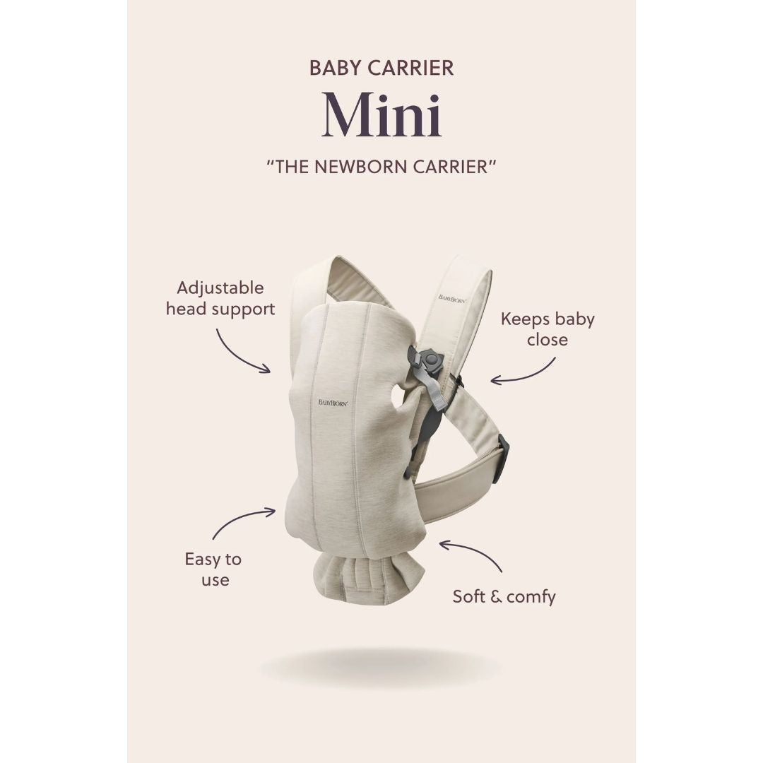 BABYBJÖRN - Baby Carrier Mini, 3D Mesh, Black