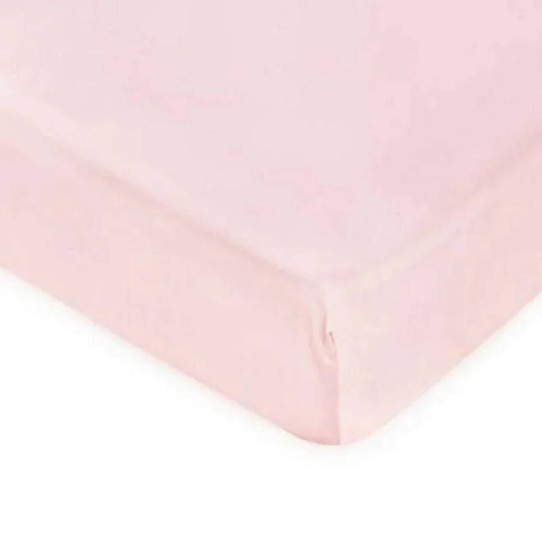 Boori - Universal Jersey Cotton Cot Fitted Sheet_PINK