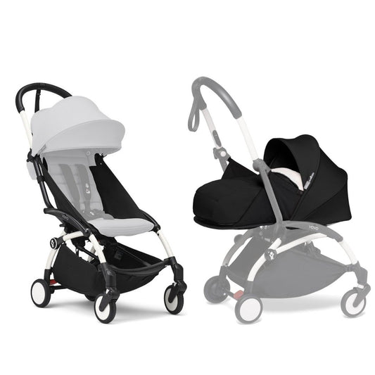 Stokke YOYO3 Stroller Frame with Babyzen YOYO Newborn Pack