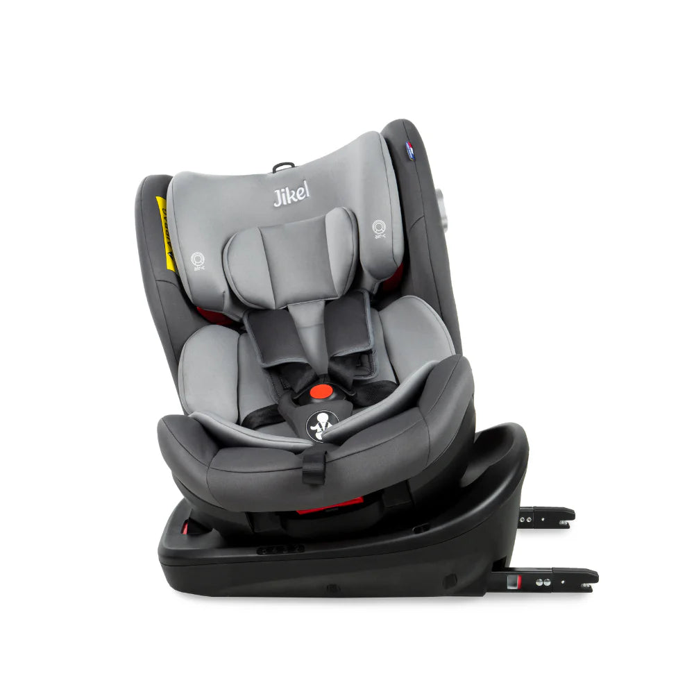 Jikel - Saturn Rotating IsoFix All-in-one Car Seat - Grey