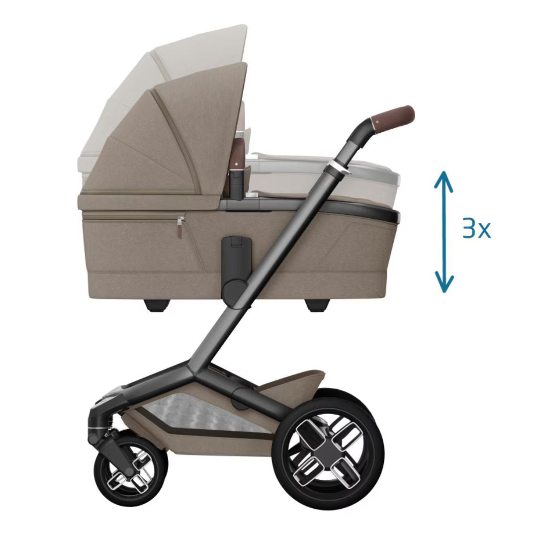 Maxi Cosi - Fame Stroller with Carry Cot Twillic Truffle