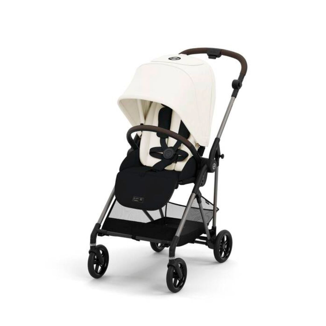 Cybex - Melio B Canvas White light beige