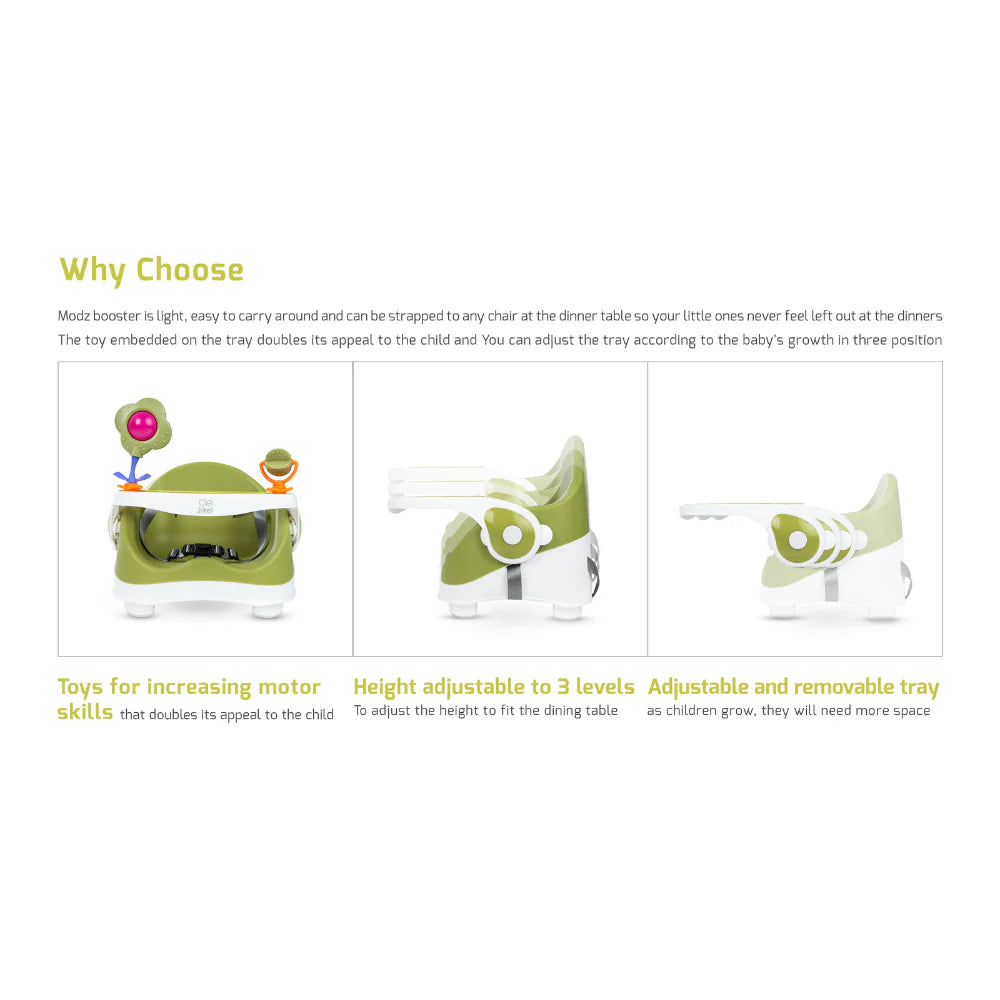 Jikel - Modz Booster Chair - Green