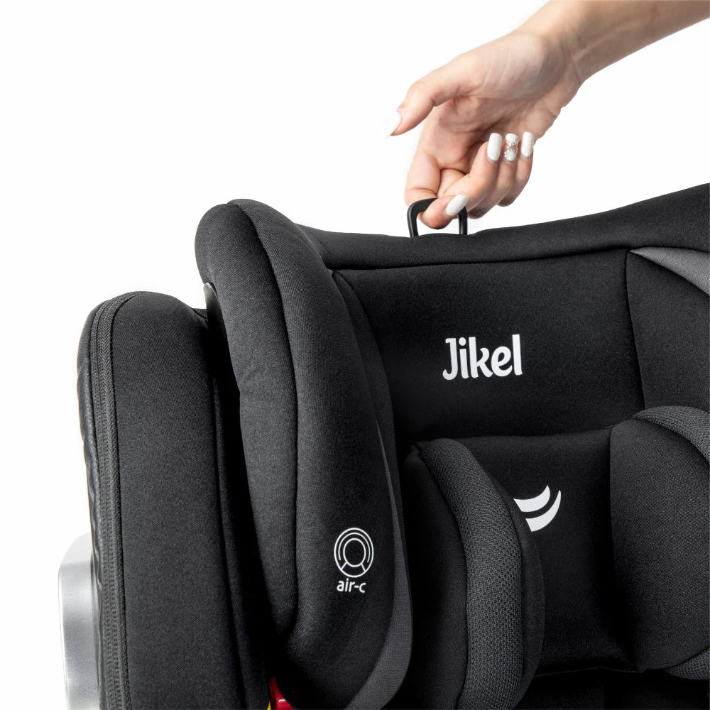 Jikel - Saturn Zip 360 Rotating IsoFix Car Seat - Black