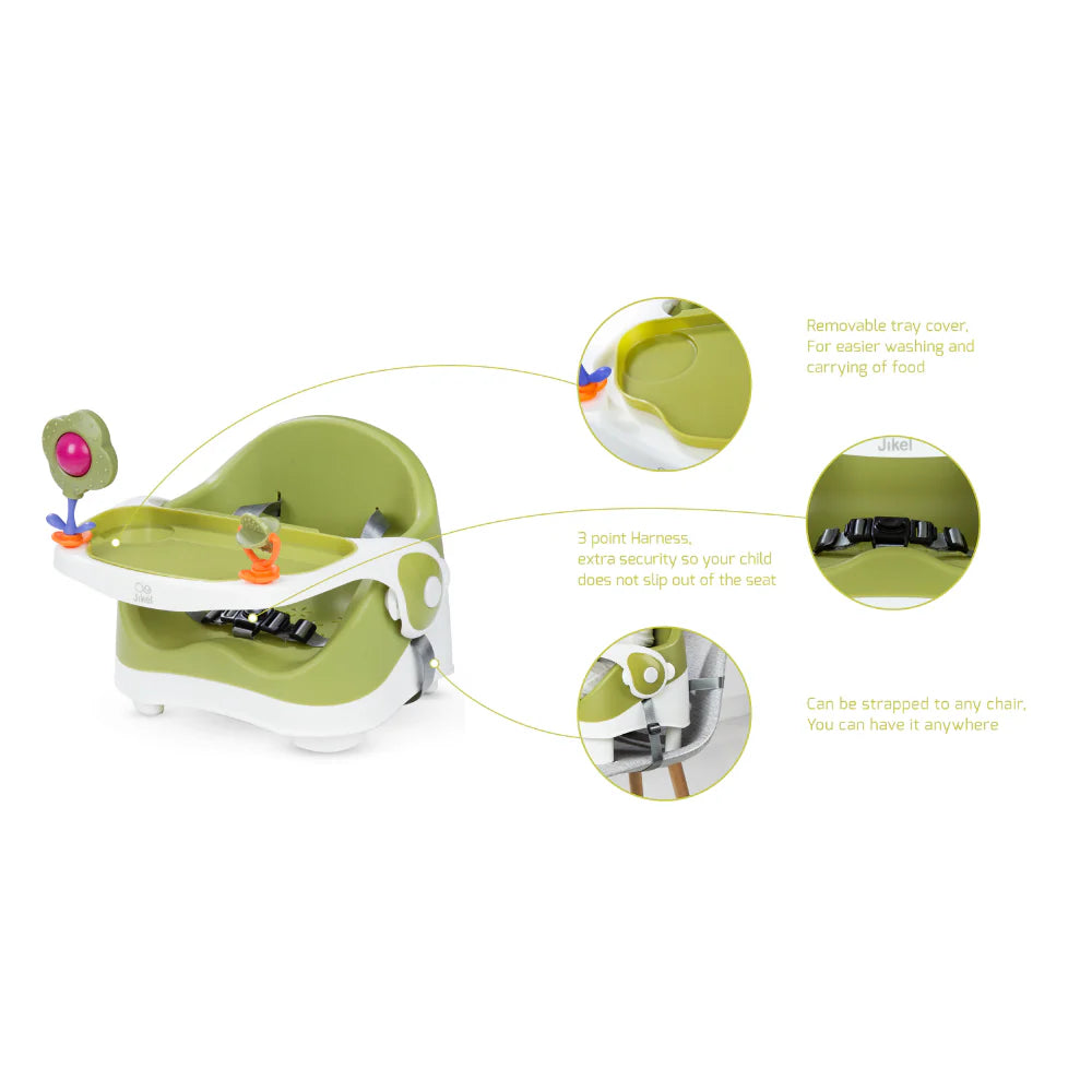 Jikel - Modz Booster Chair - Grey