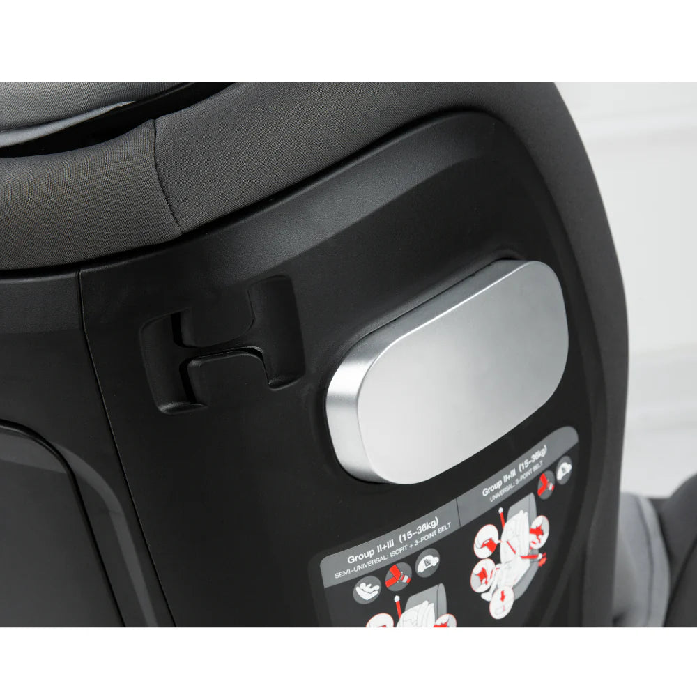 Jikel - Saturn Rotating IsoFix All-in-one Car Seat - Grey
