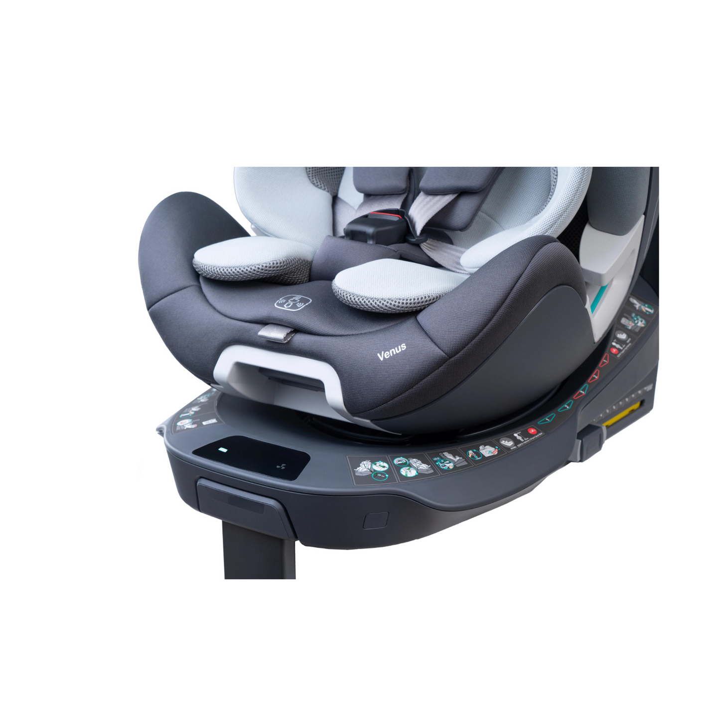 Venus 360 I-Size Isofix Ventilated Car seat - Grey