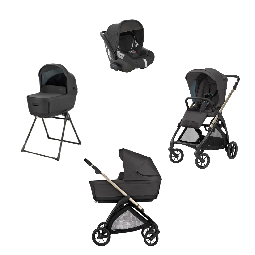 Inglesina - 4-in-1 Electa Travel System - Upper Black