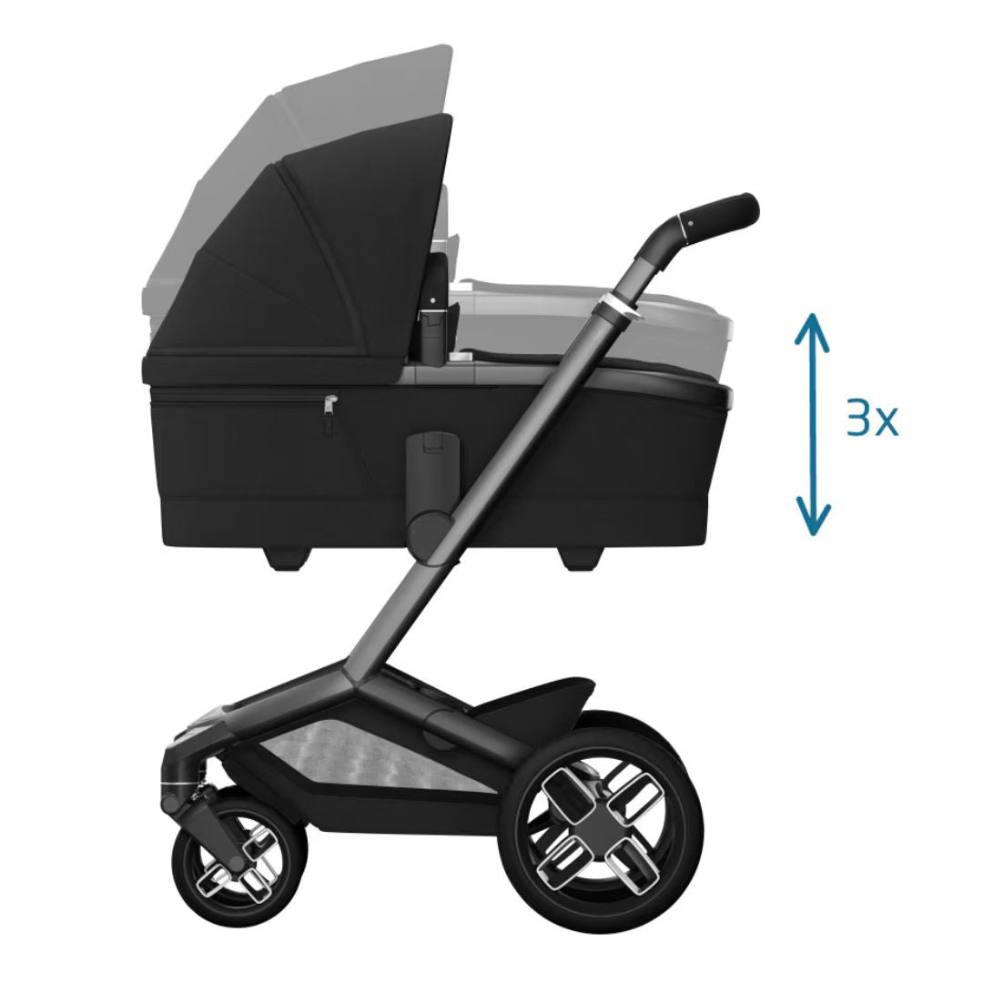 Maxi Cosi - Fame Stroller with Carry Cot Twillic Black