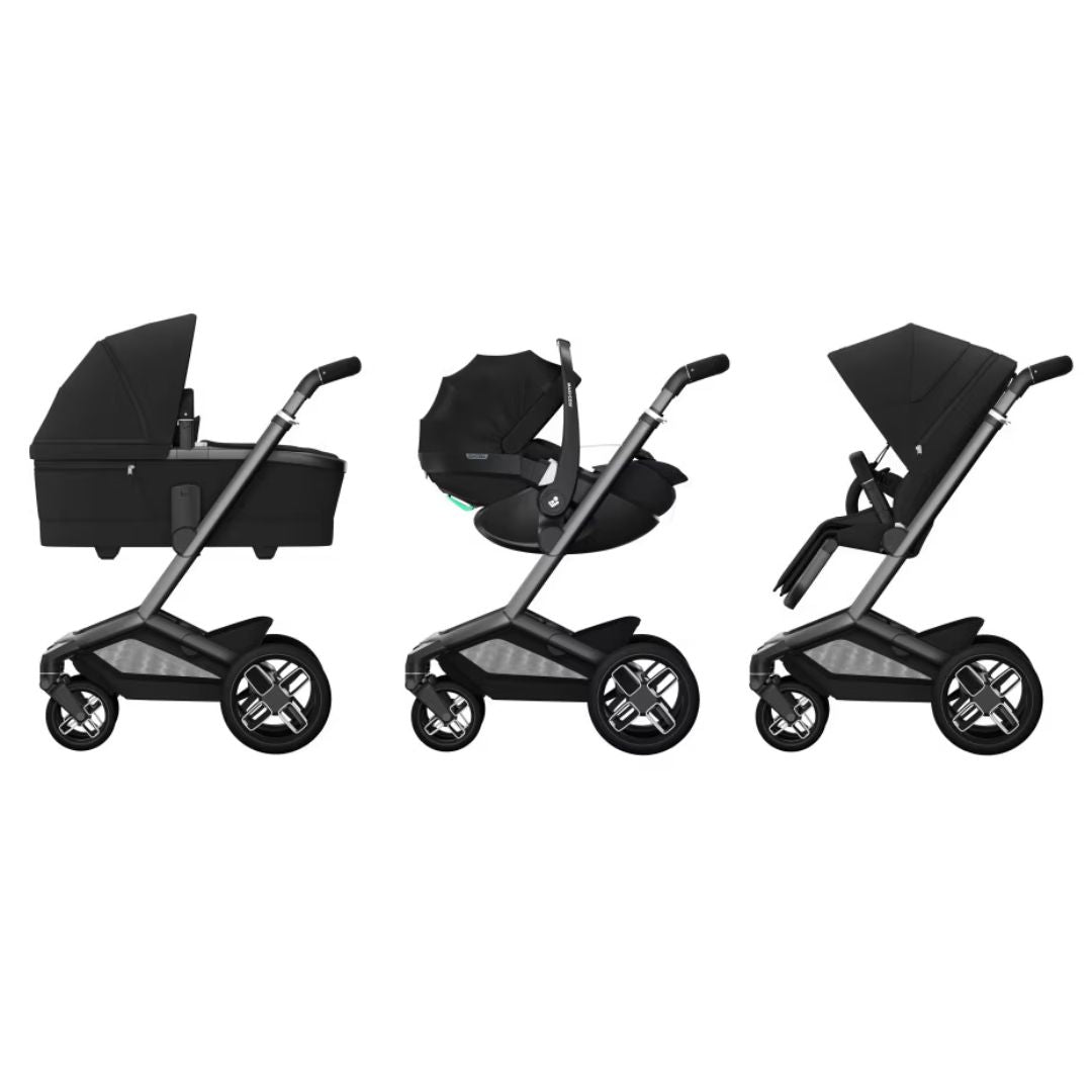 Maxi Cosi - Fame Stroller with Carry Cot Twillic Black