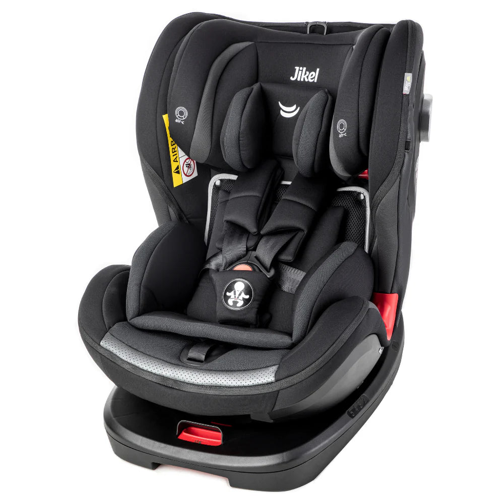 Jikel - Saturn Zip 360 Rotating IsoFix Car Seat - Black