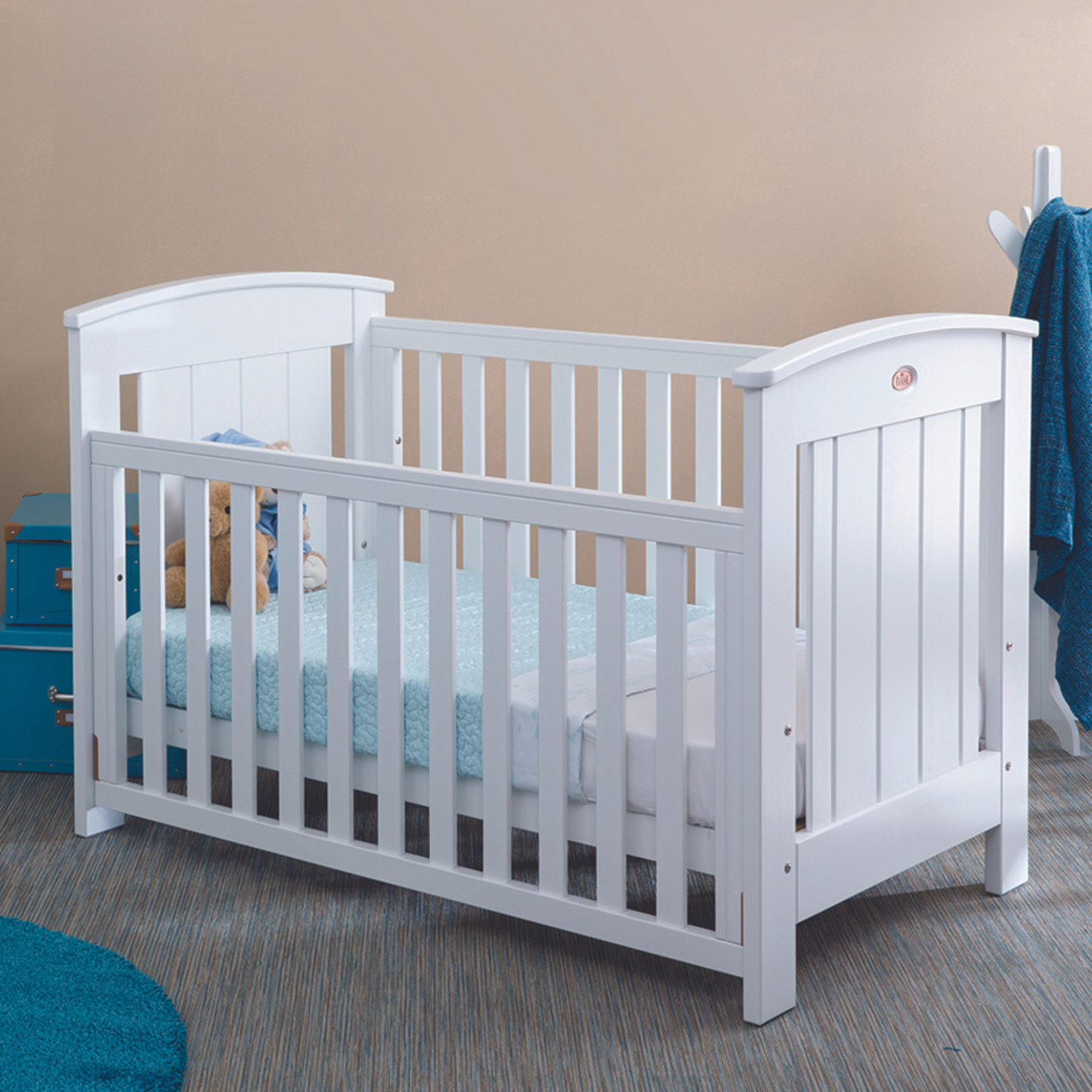 Boori - Casa Baby Cot_Barley White