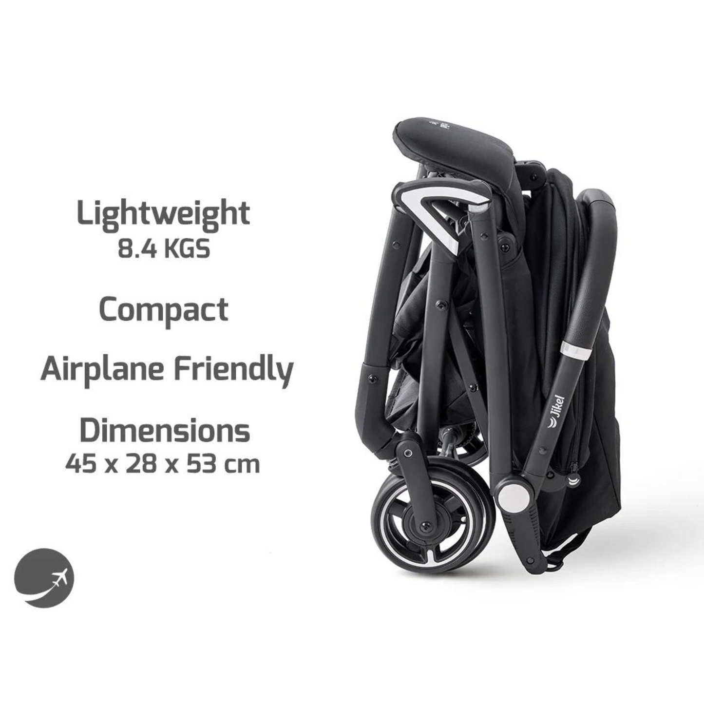 Jikel - Life 360 Reversible Travel System - Grey