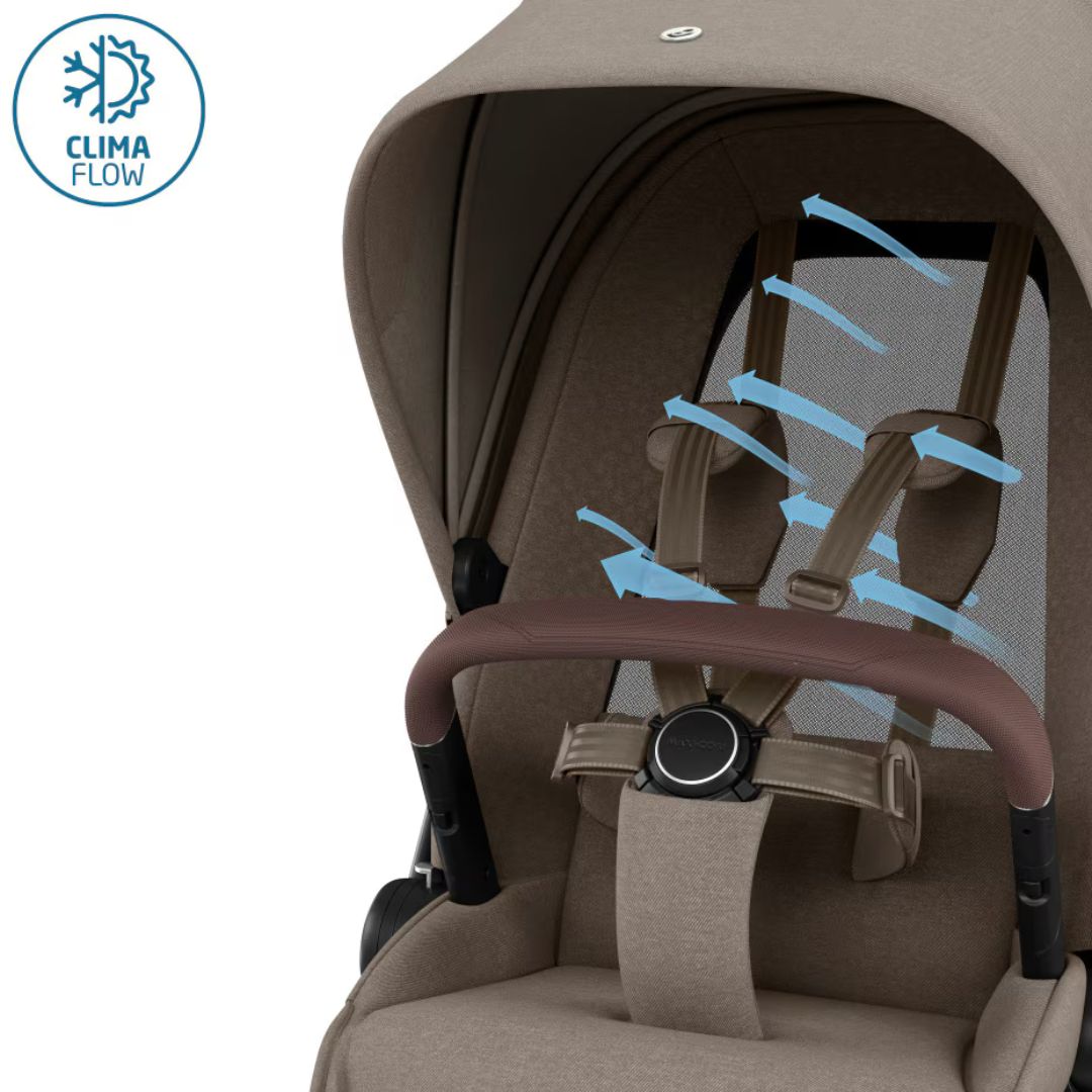Maxi Cosi - Fame Stroller with Carry Cot Twillic Truffle